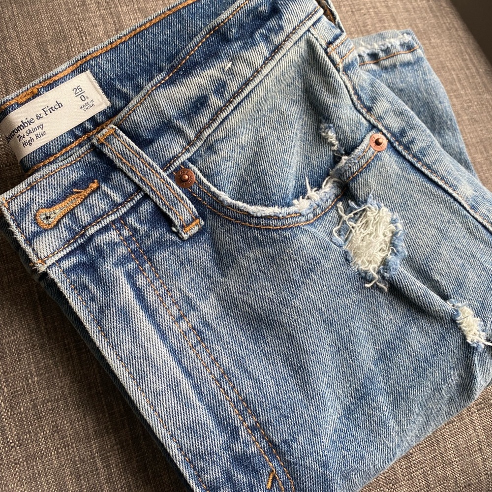 Abercrombie & Fitch high rise skinny jeans